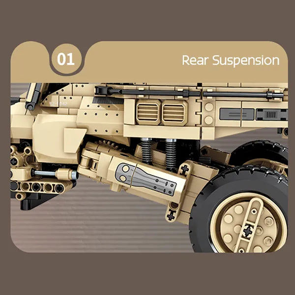 Remote Controlled Army Buggy 1181pcs-3