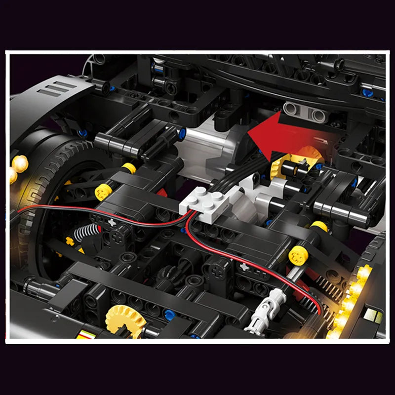 Shadow Edition V12 Italian Horse 3096pcs-4