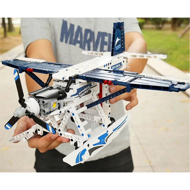 Remote Controlled Amphibious Plane 556pcs-4
