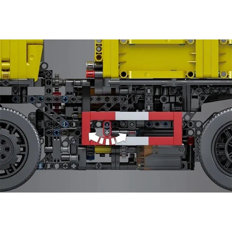 Remote Controlled 3 Way Dump Truck 3205pcs-2