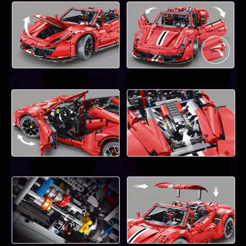 Remote Controlled Convertible Italian Supercar 3607pcs-4