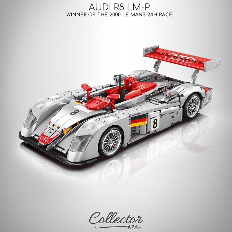 Audi R8 LMP 2000 RC Car 2425pcs-2
