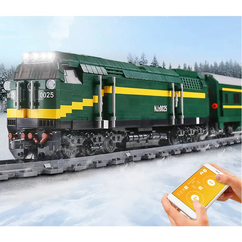 Remote Controlled Diesel Locomotive 2085pcs-4