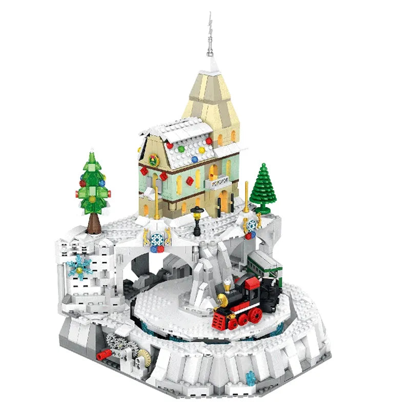 Christmas Train Kinetic Sculpture 1200pcs-0