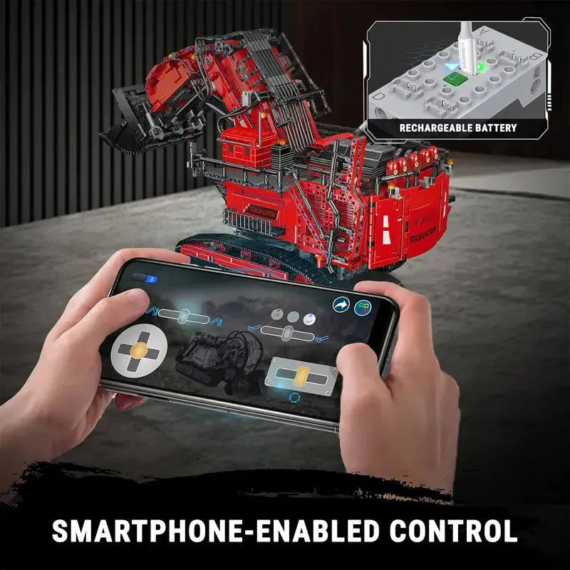 Remote Controlled Heavy Duty Excavator 4766pcs-4