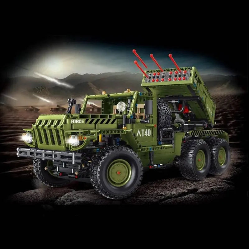 Remote Controlled Katyusha Rocket Launcher 2267pcs-4