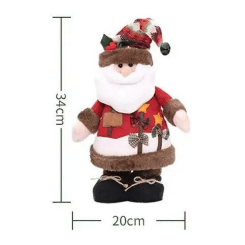 Christmas Santa Claus Standing Doll Decor-2