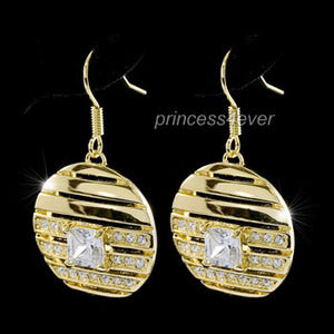 Vintage Style Gold Plated Earrings use Swarovski Crystal XE281-0