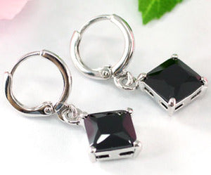 2 Carat Black Onyx Dangling Earrings XE301-0