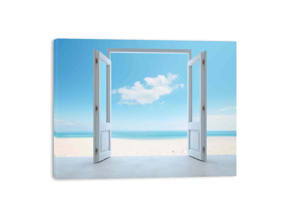 Window To Phuket Canvas Art Print-3