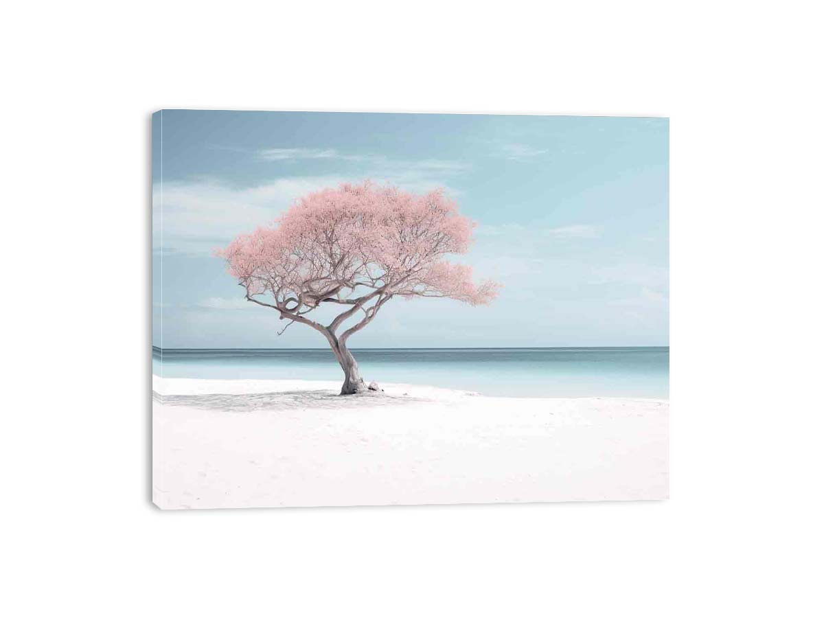 Silver Beach Art Canvas Art Print-3