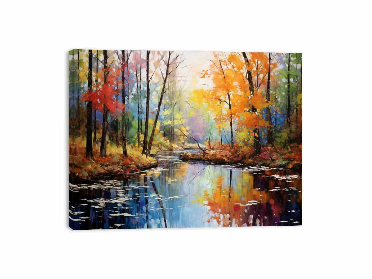 Rainbow Tree Art Canvas Art Print-3
