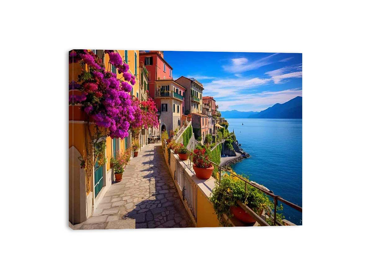 Cinque Terre in Italy Art Canvas Art Print-3