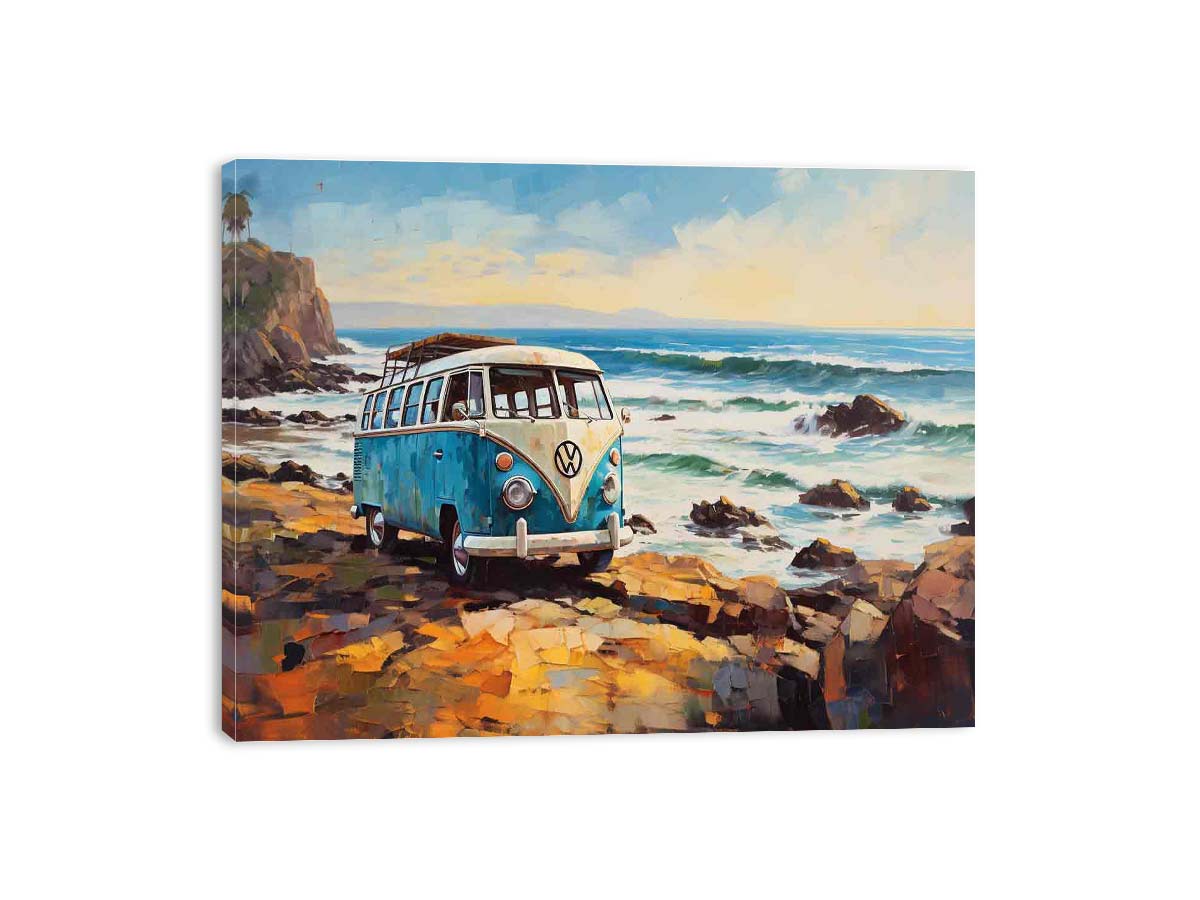 CAMPARVAN PARK Art Canvas Art Print-3