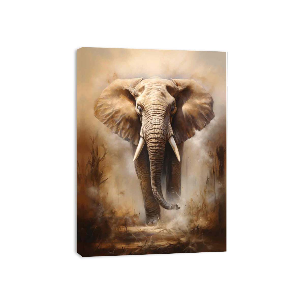 Elephant Art Canvas Art Print-3