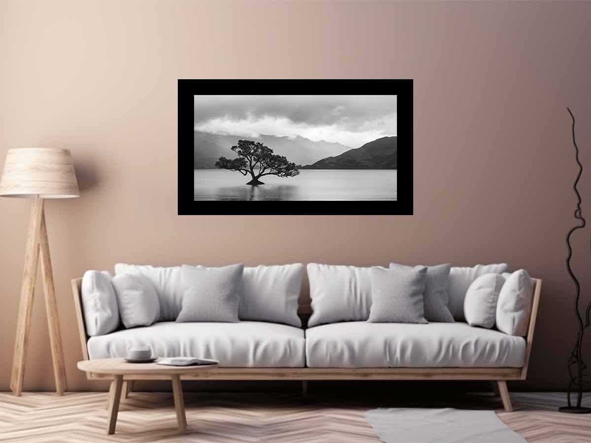 Isolated Tree Canvas Art Print-2