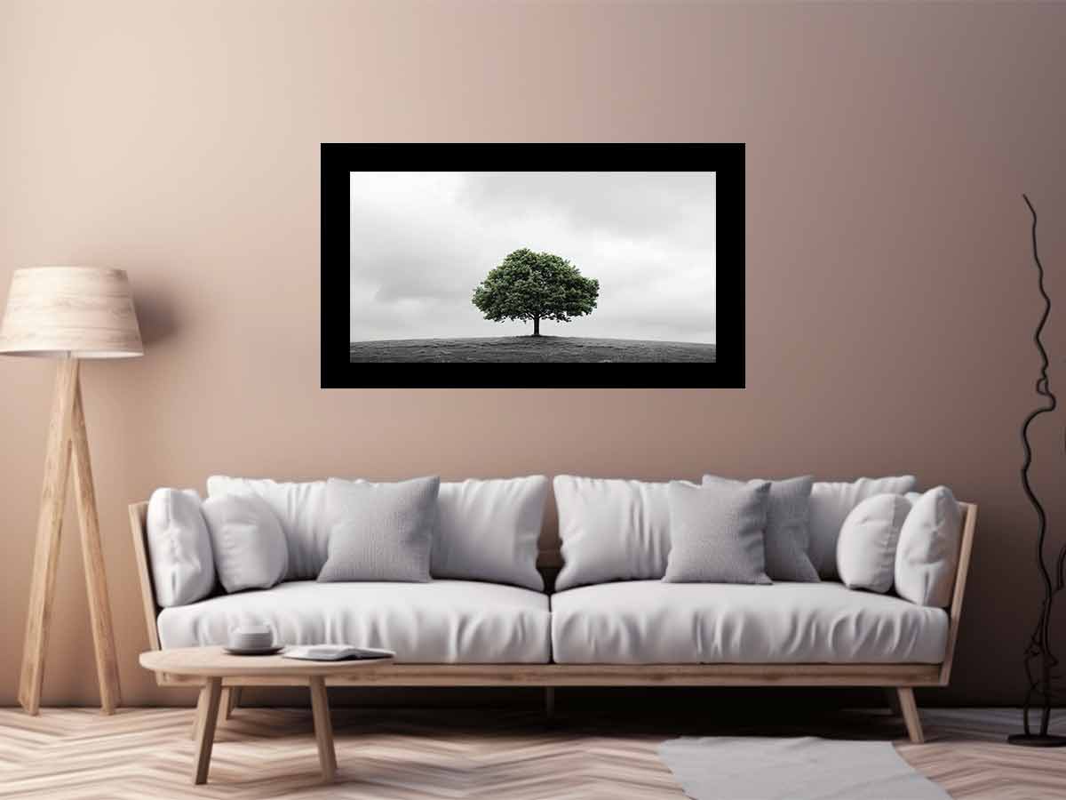 Green Tree Canvas Art Print-2