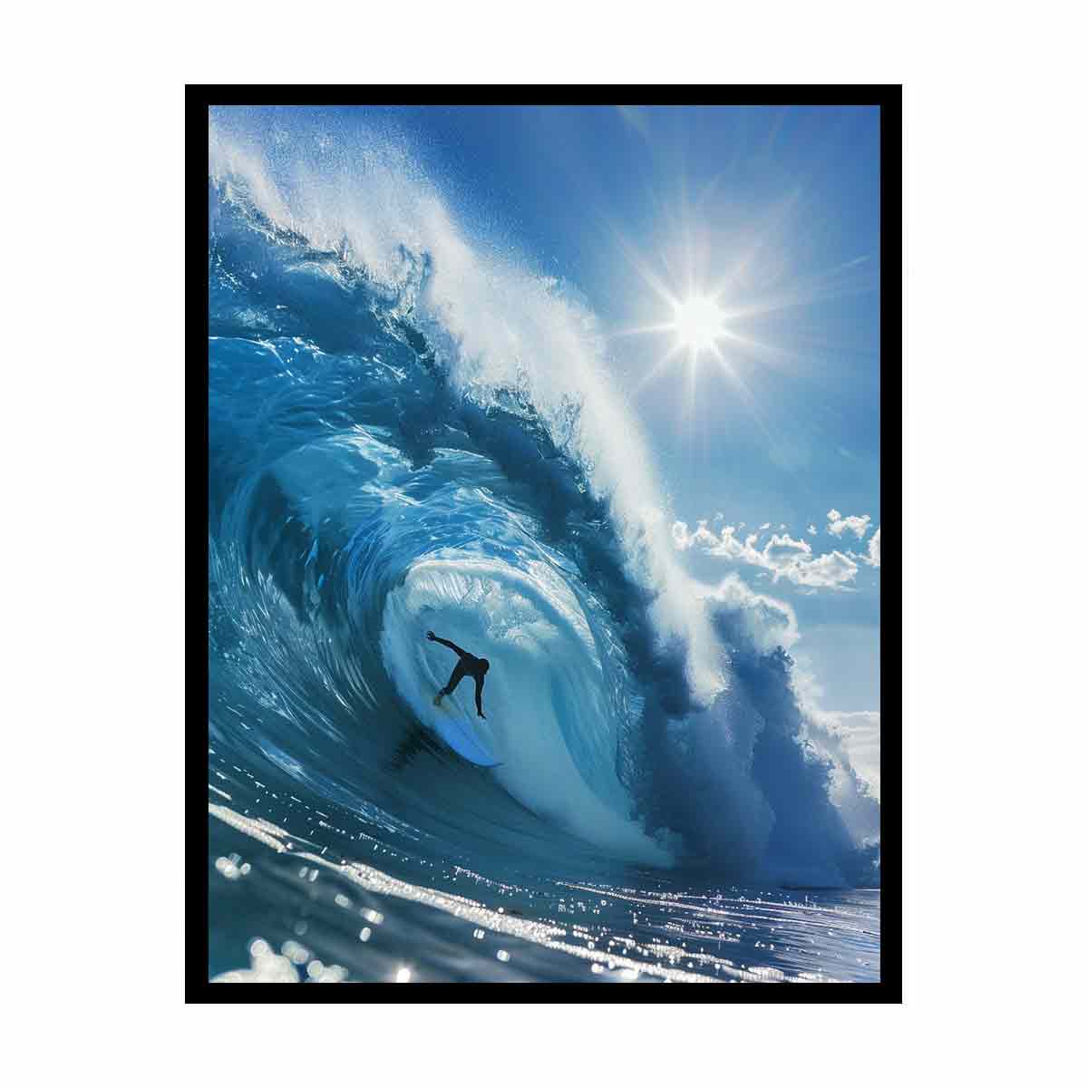Surfer  Canvas Art Print-4
