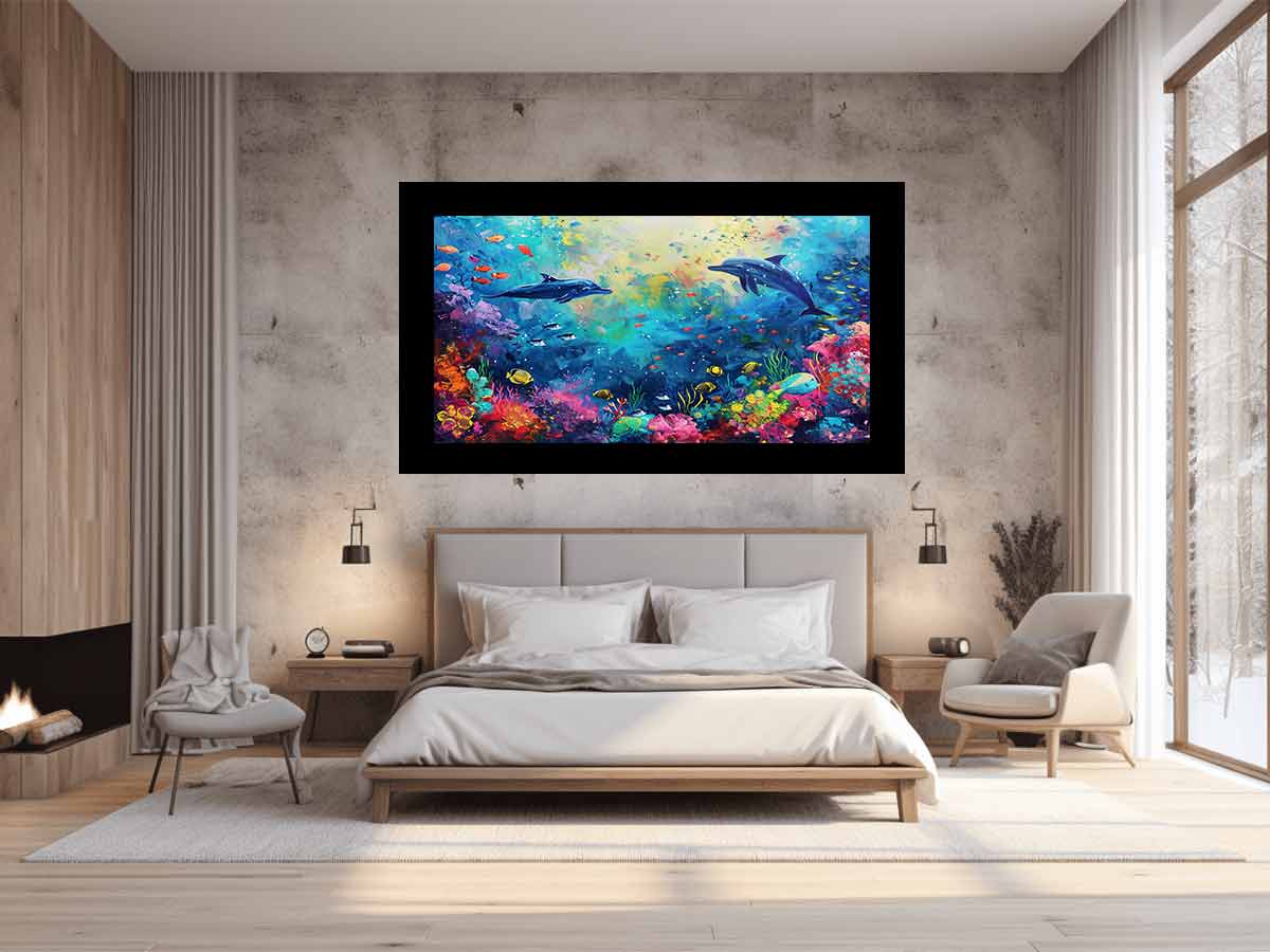 Underwater Love  Canvas Art Print-1