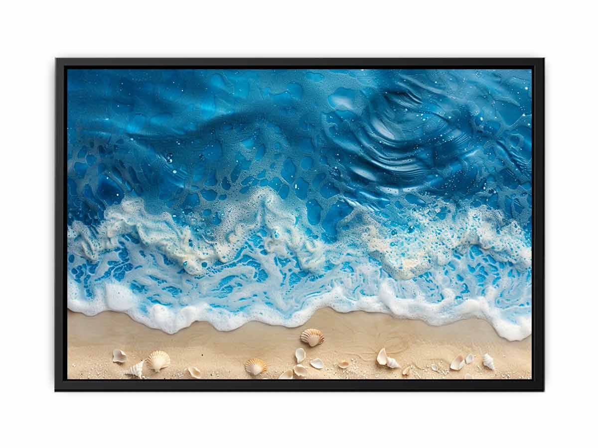 Ocean Waves  Canvas Art Print-4