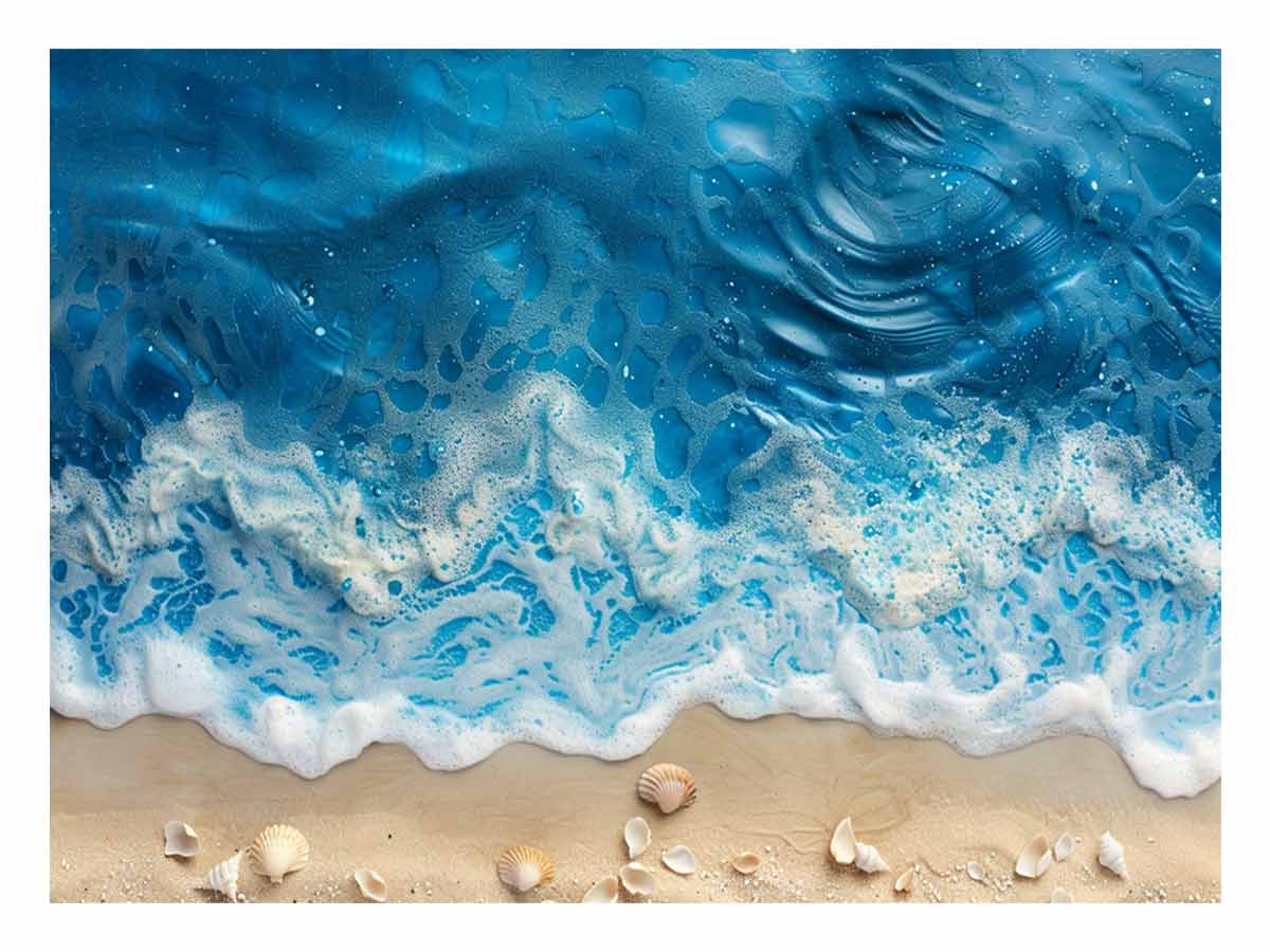 Ocean Waves  Canvas Art Print-0