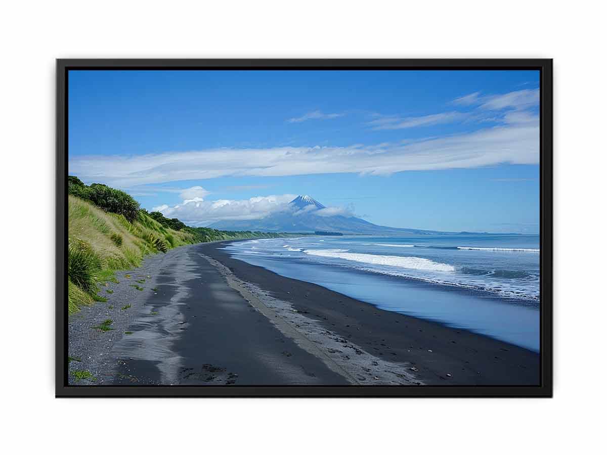 Beach side Dream Road Canvas Art Print-4