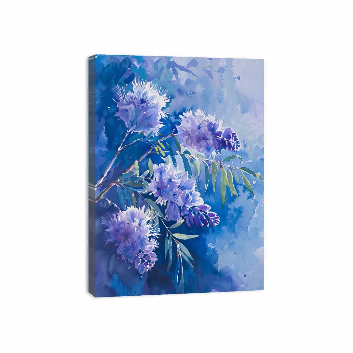 Acacia Flower Canvas Painting Print-3