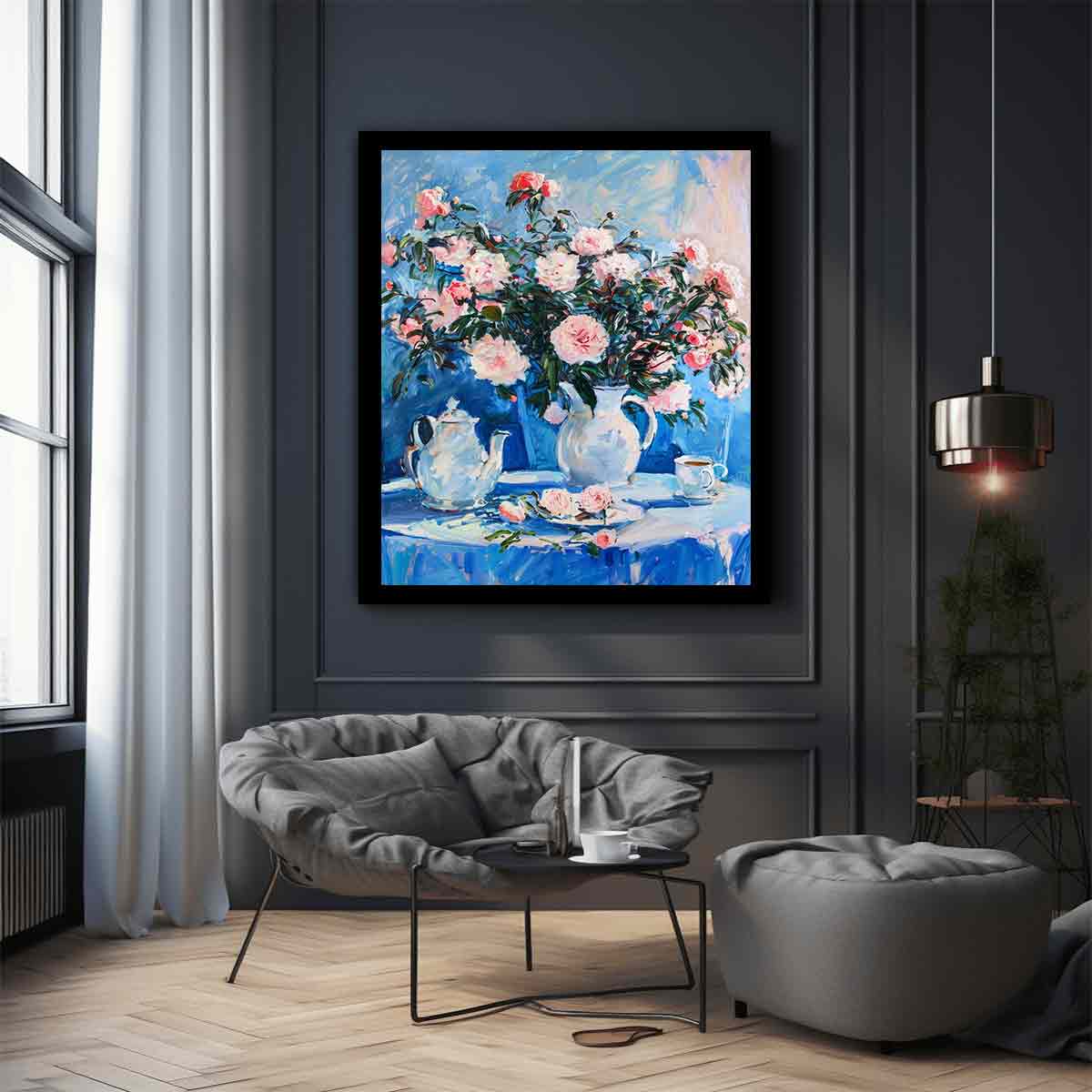 Teapot Canvas Painting Print-2