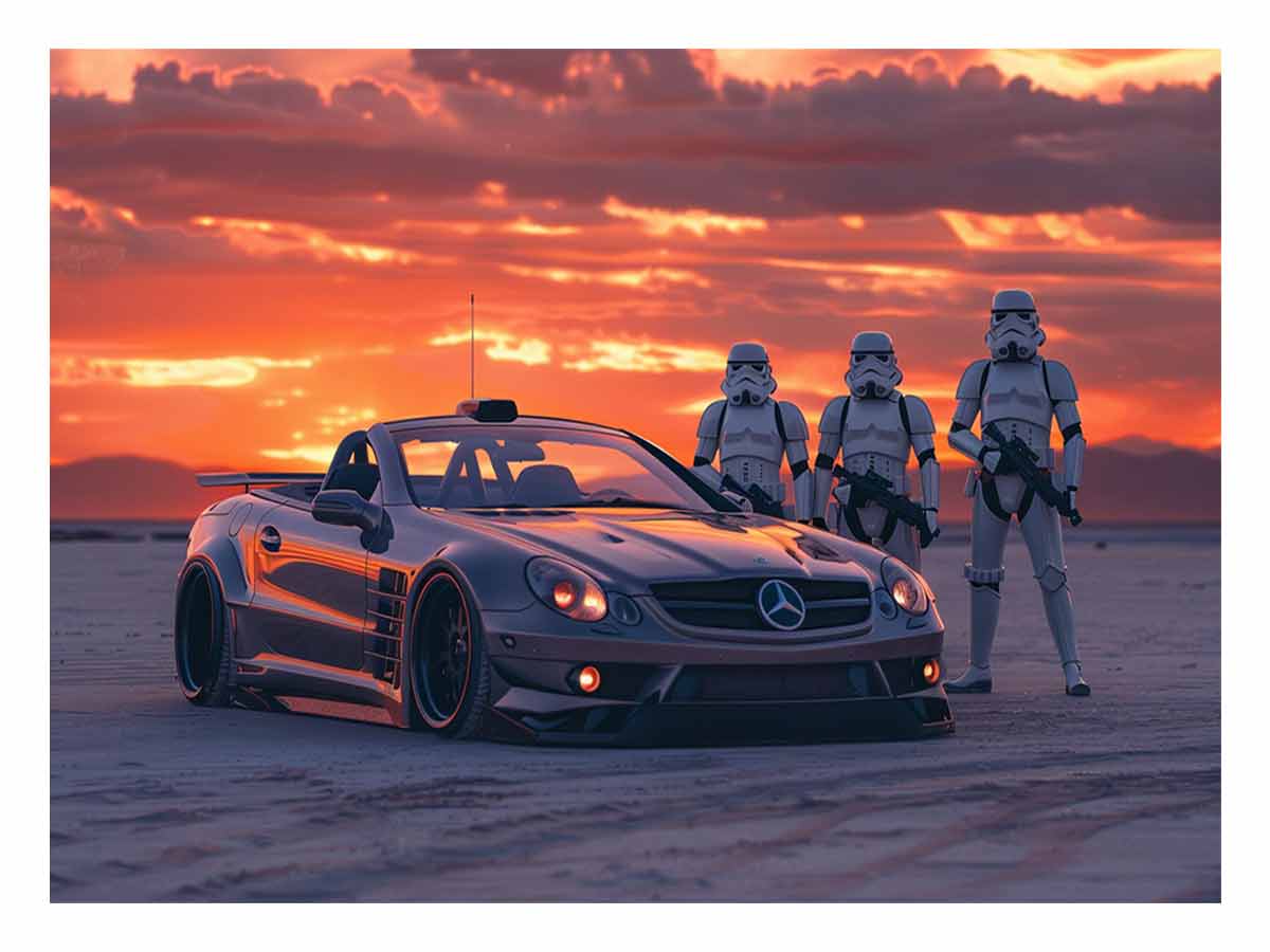 Car Poster  Canvas Art Print-0