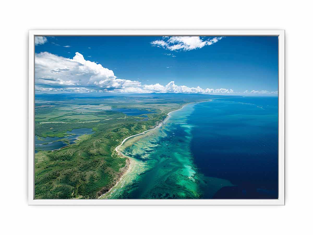 Beach Coast Photography Canvas Art Print-5