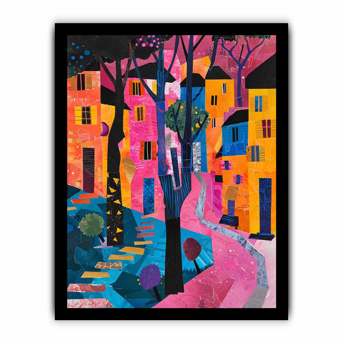 House Tree Canvas Art Print-7