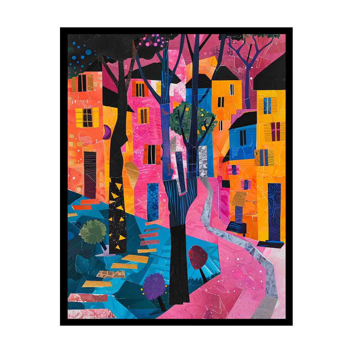 House Tree Canvas Art Print-4