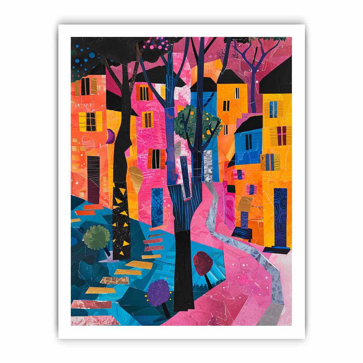 House Tree Canvas Art Print-8