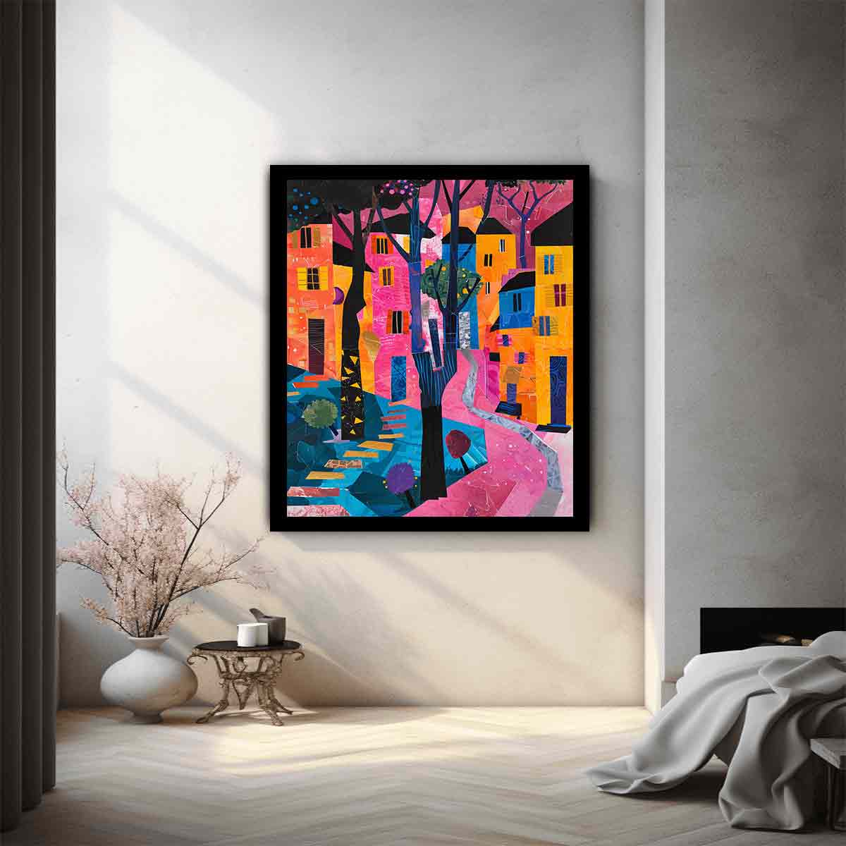 House Tree Canvas Art Print-1