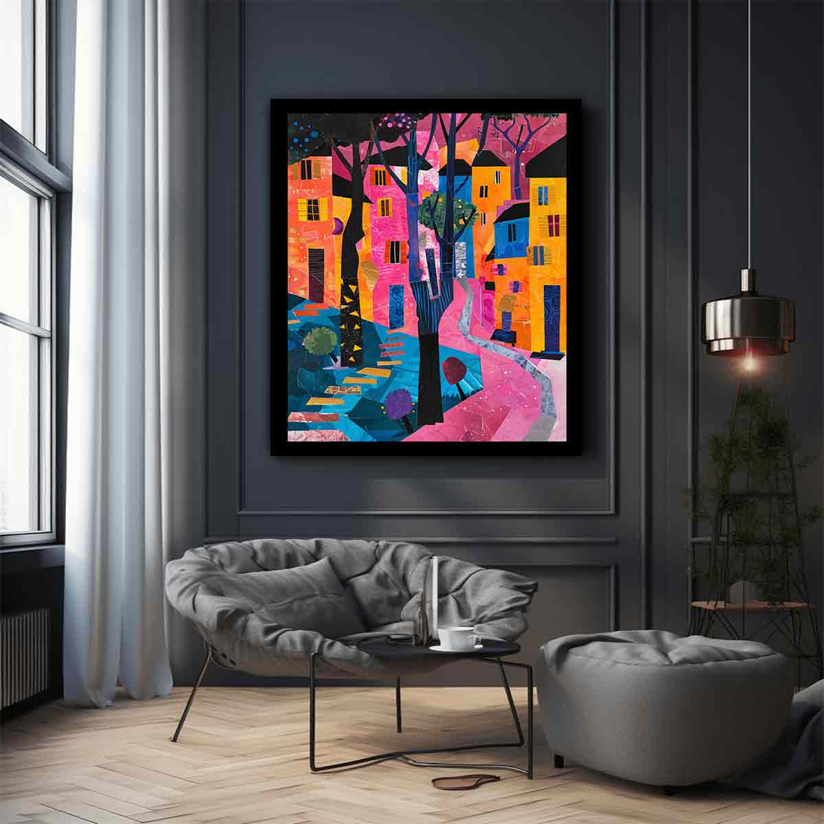 House Tree Canvas Art Print-2