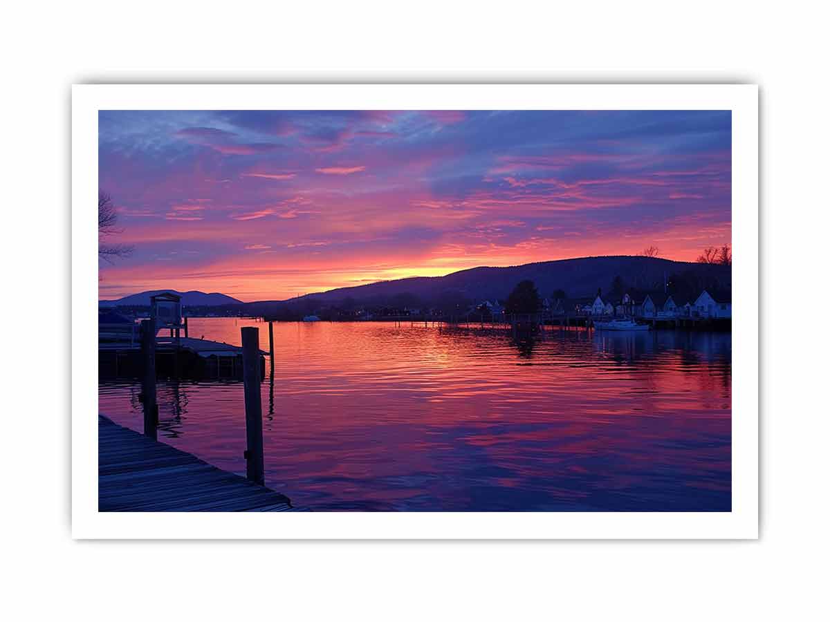 New Zealand Sunset Canvas Art Print-8