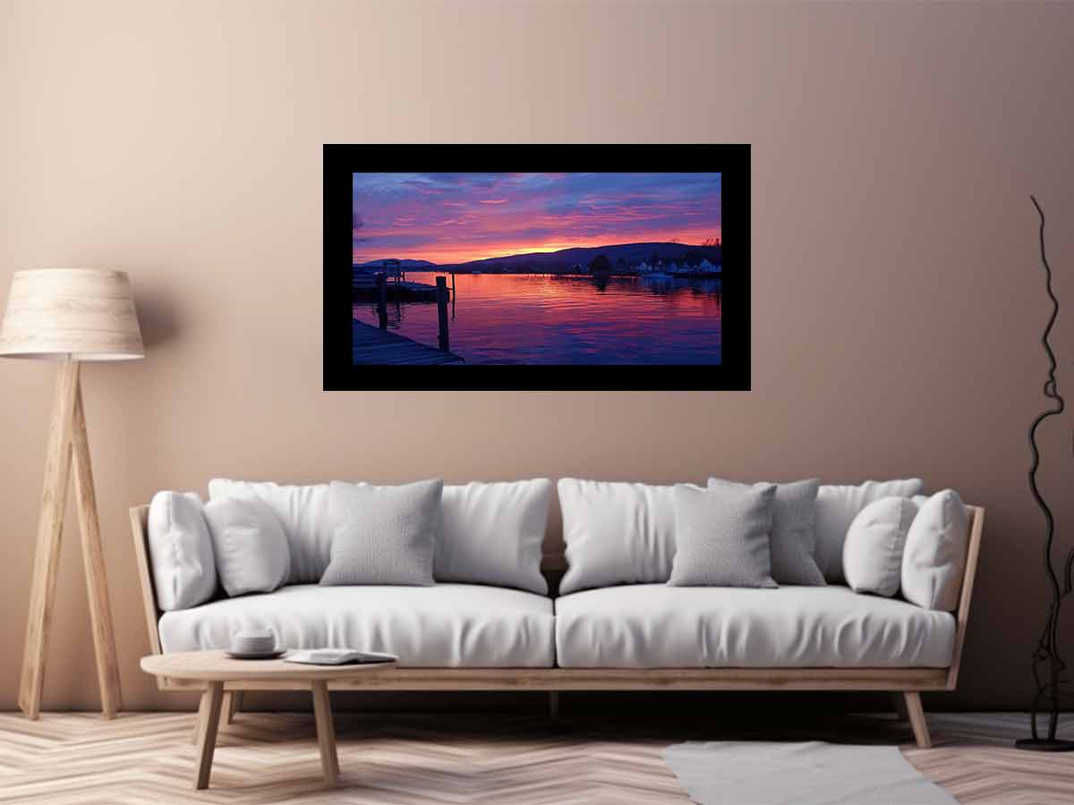New Zealand Sunset Canvas Art Print-2