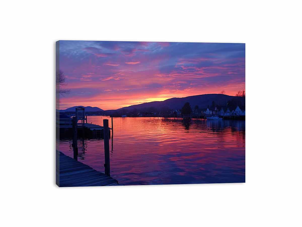 New Zealand Sunset Canvas Art Print-3