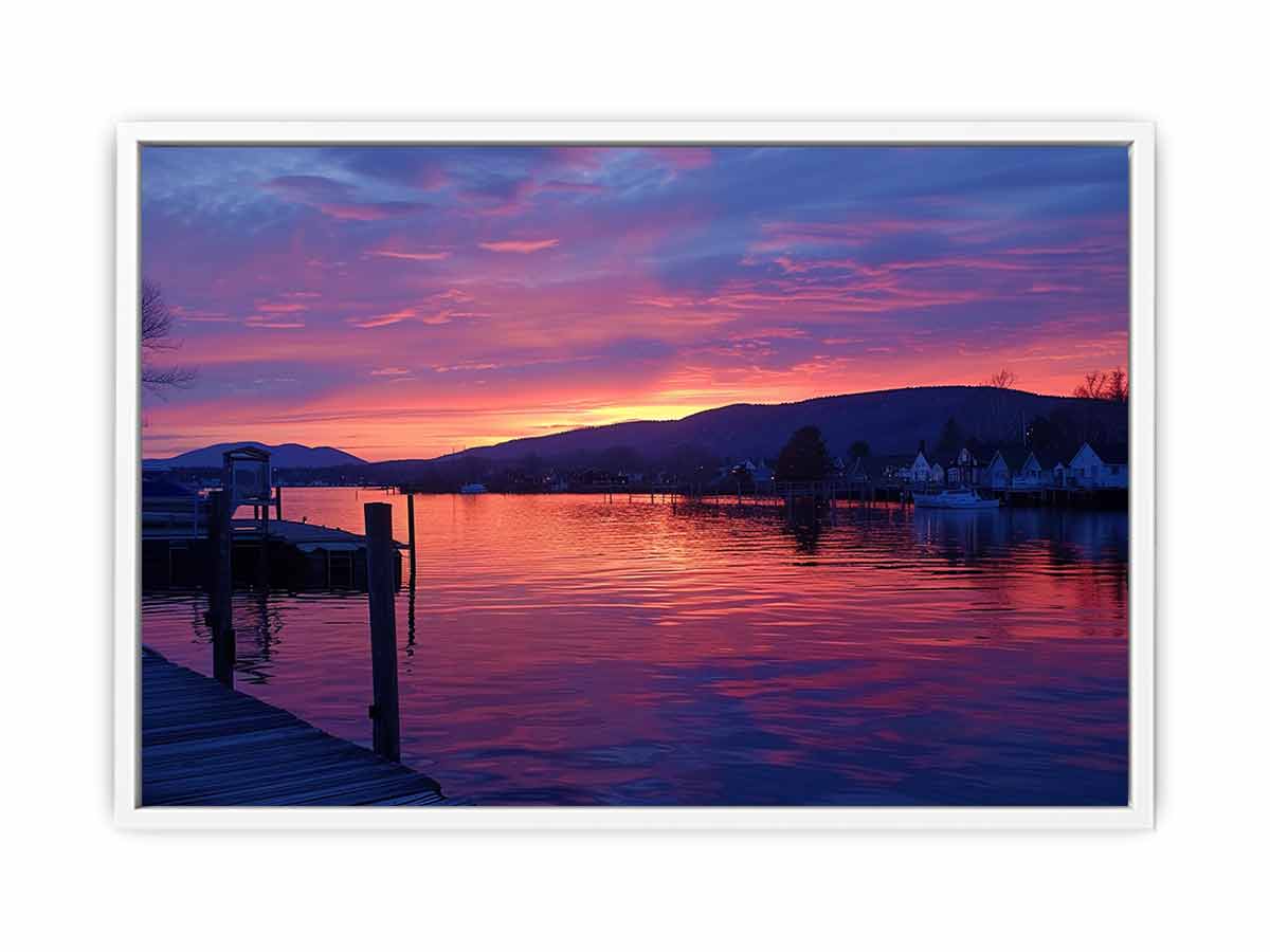 New Zealand Sunset Canvas Art Print-5