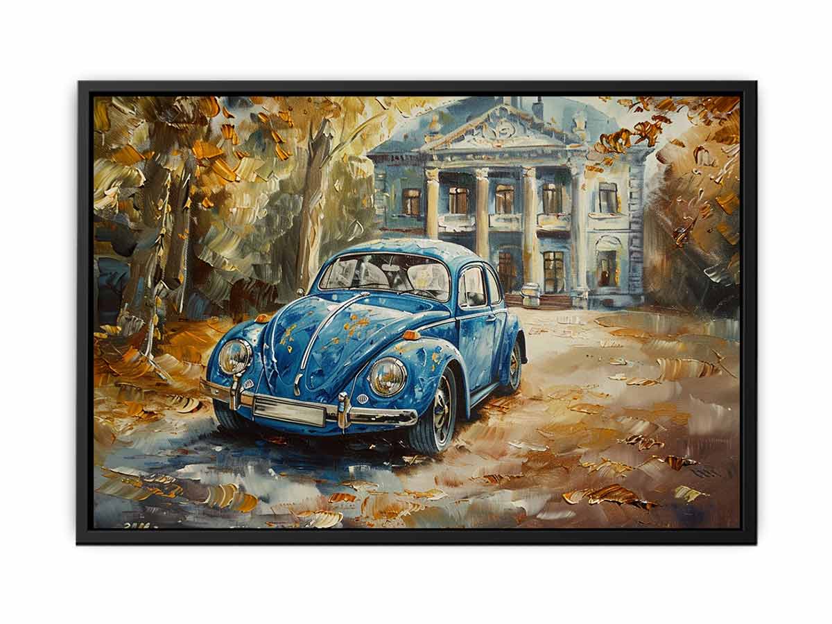 Beetle Canvas Painting Art Print-4