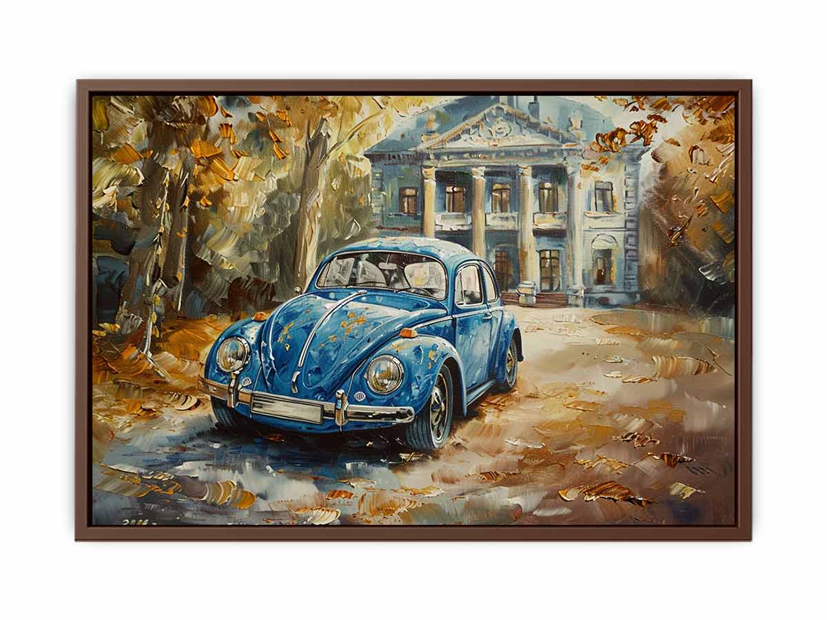 Beetle Canvas Painting Art Print-6