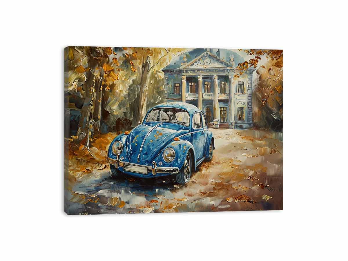 Beetle Canvas Painting Art Print-3