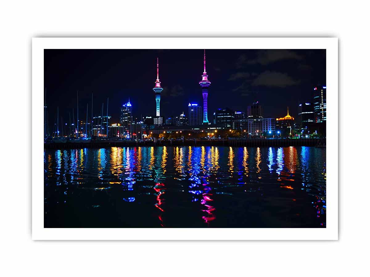 Auckland  Skyline  Canvas Art Print-8