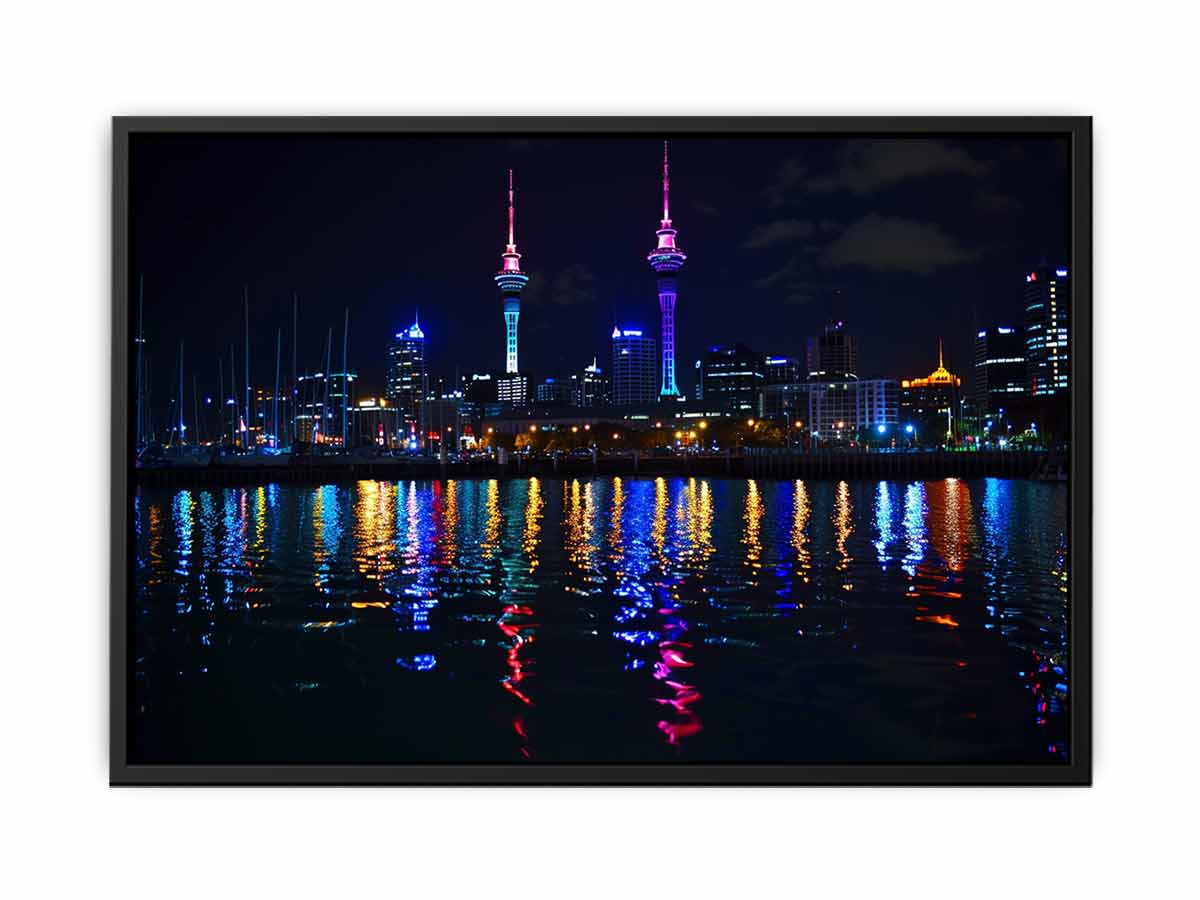 Auckland  Skyline  Canvas Art Print-4