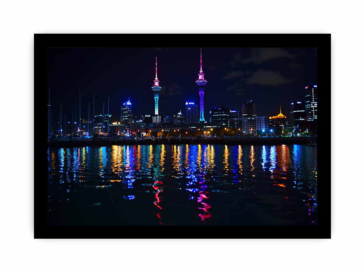 Auckland  Skyline  Canvas Art Print-7