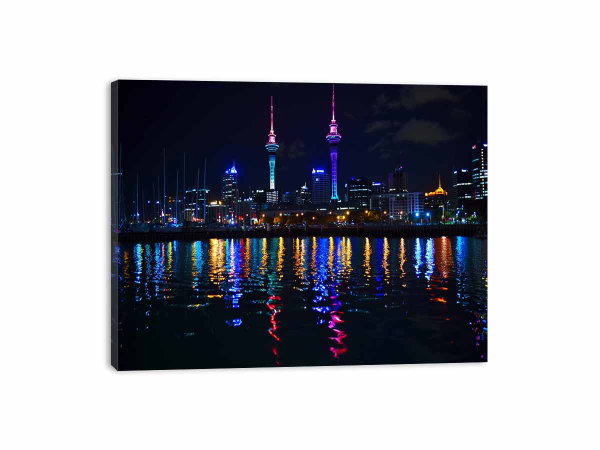 Auckland  Skyline  Canvas Art Print-3