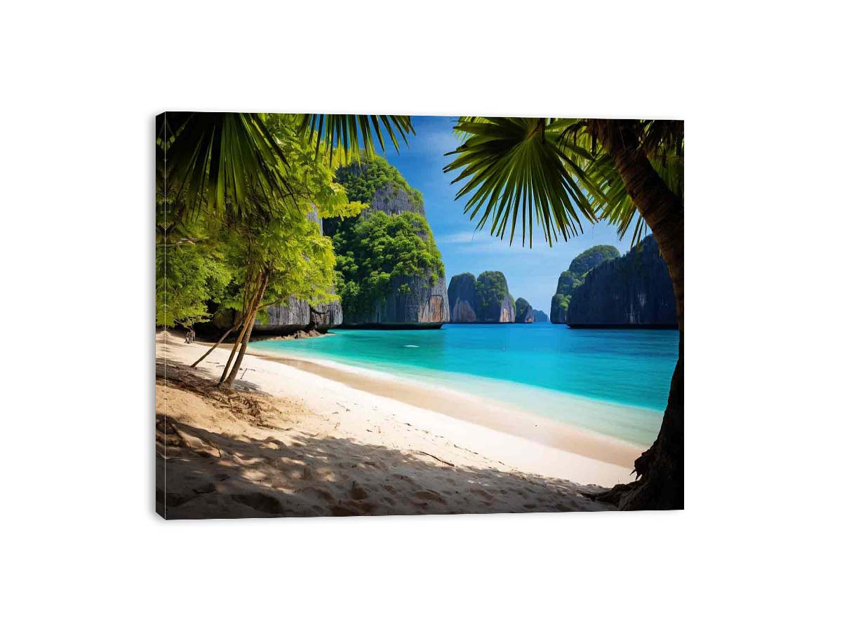 Phi Phi Island Thailand Canvas Art Print-3