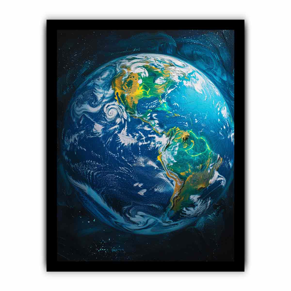 Earth  Canvas Painting Art-7