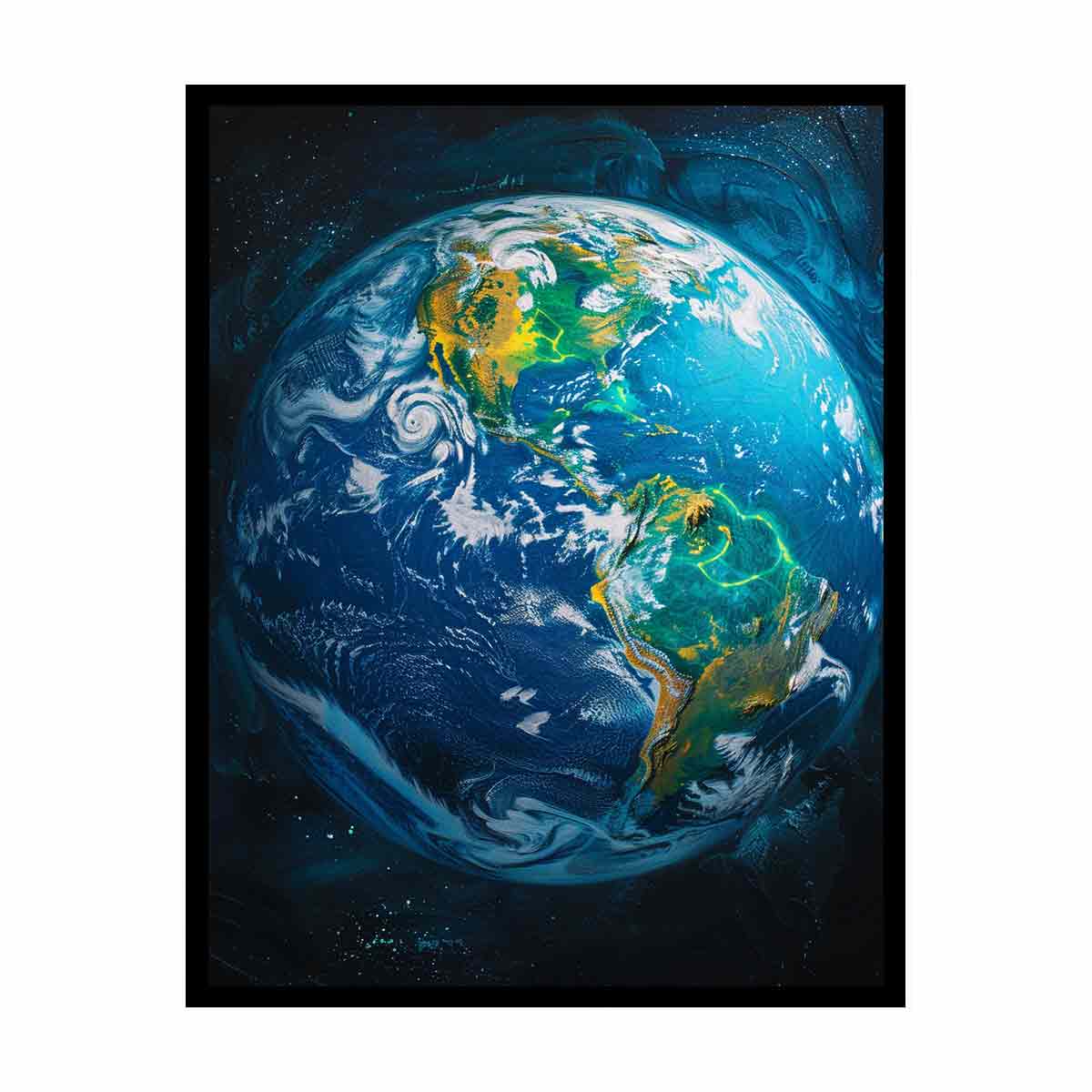 Earth  Canvas Painting Art-4