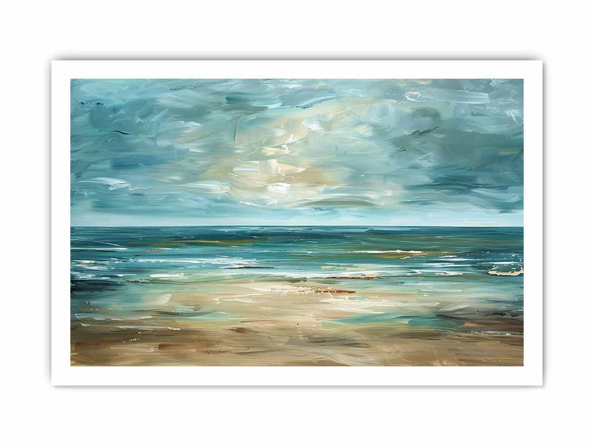 Coastal Canvas Painting Art Print-8